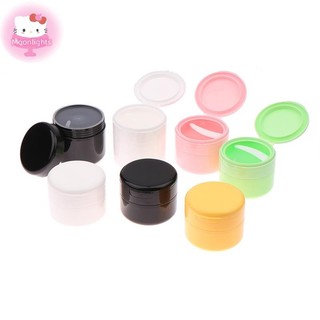 Moonlights 100 / 150g Flip Cover Có Thìa Chai Đổ Lại Rỗng Trang Điểm Lọ Nồi Du Lịch Mặt Kem Dưỡng Da Mỹ Phẩm Cotton Pad Hộp Đựng EN