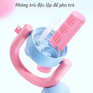 800ML Bình Nước Nhựa Cầm Tay,Cốc Có Dung Tích Lớn Và Hình Dáng đáng Yêu,Trẻ Em đi Học Uống Nước Dùng