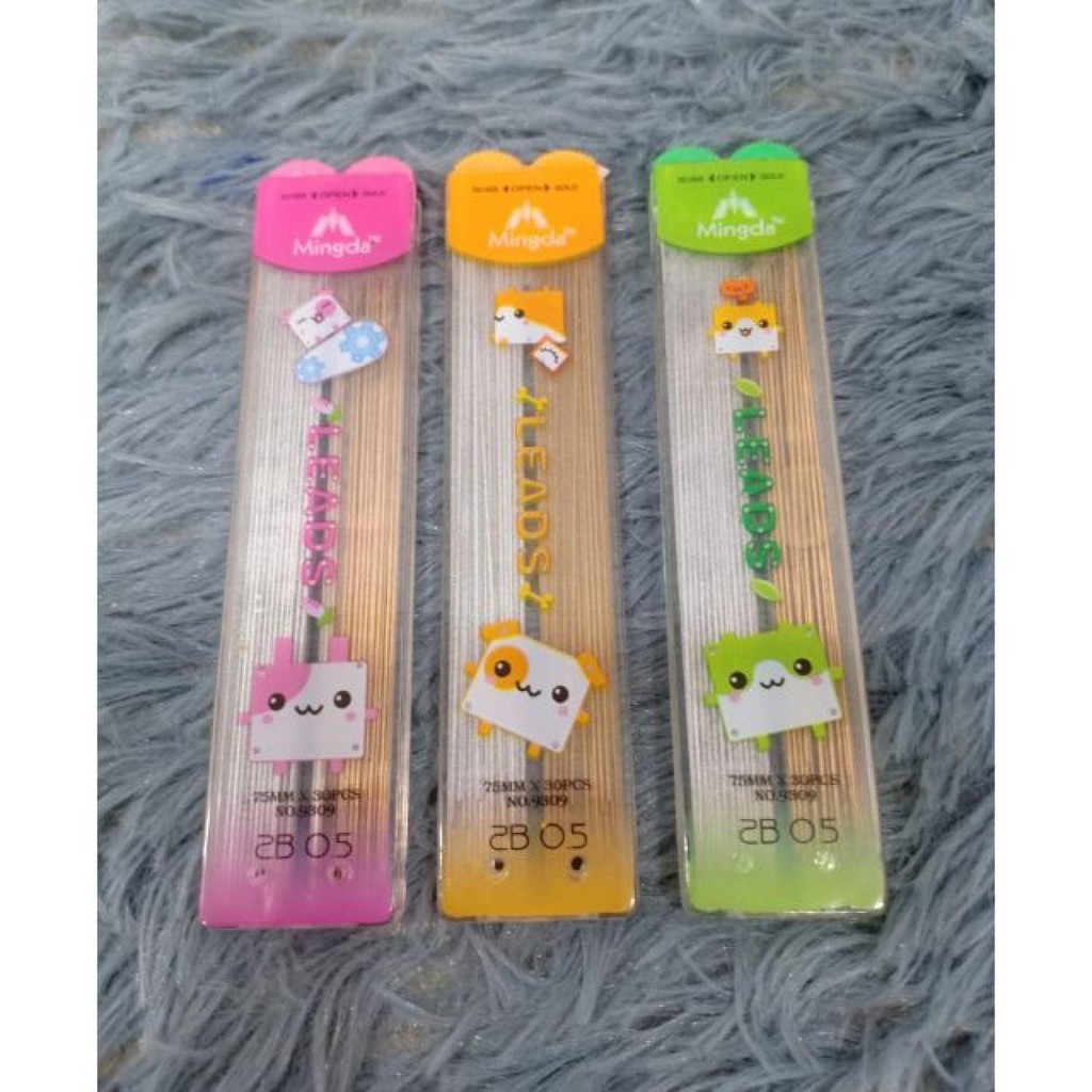 Ruột chì bấm 0.5mm giao mẫu ngẫu nhiên 2B/HB