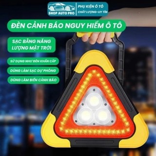 Biển Cảnh Báo Nguy Hiểm, Biển Có Đèn LED Siêu Sáng Nổi Bật Ban Đêm, Tích Hợp Chiếu Sáng Khẩn Cấp, Sạc Pin