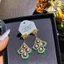 Thời Trang Hàn Quốc Phong Cách Mới Tua Rua Zircon Hoa Ánh Sáng Bông Tai Sang Trọng Bán Buôn
