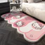 Thảm Trải Sàn Cashmere Lông Cừu Mềm Mại Hello Kitty, Thảm Dài Chùi Chân Trang Trí Phòng Ngủ Sofa