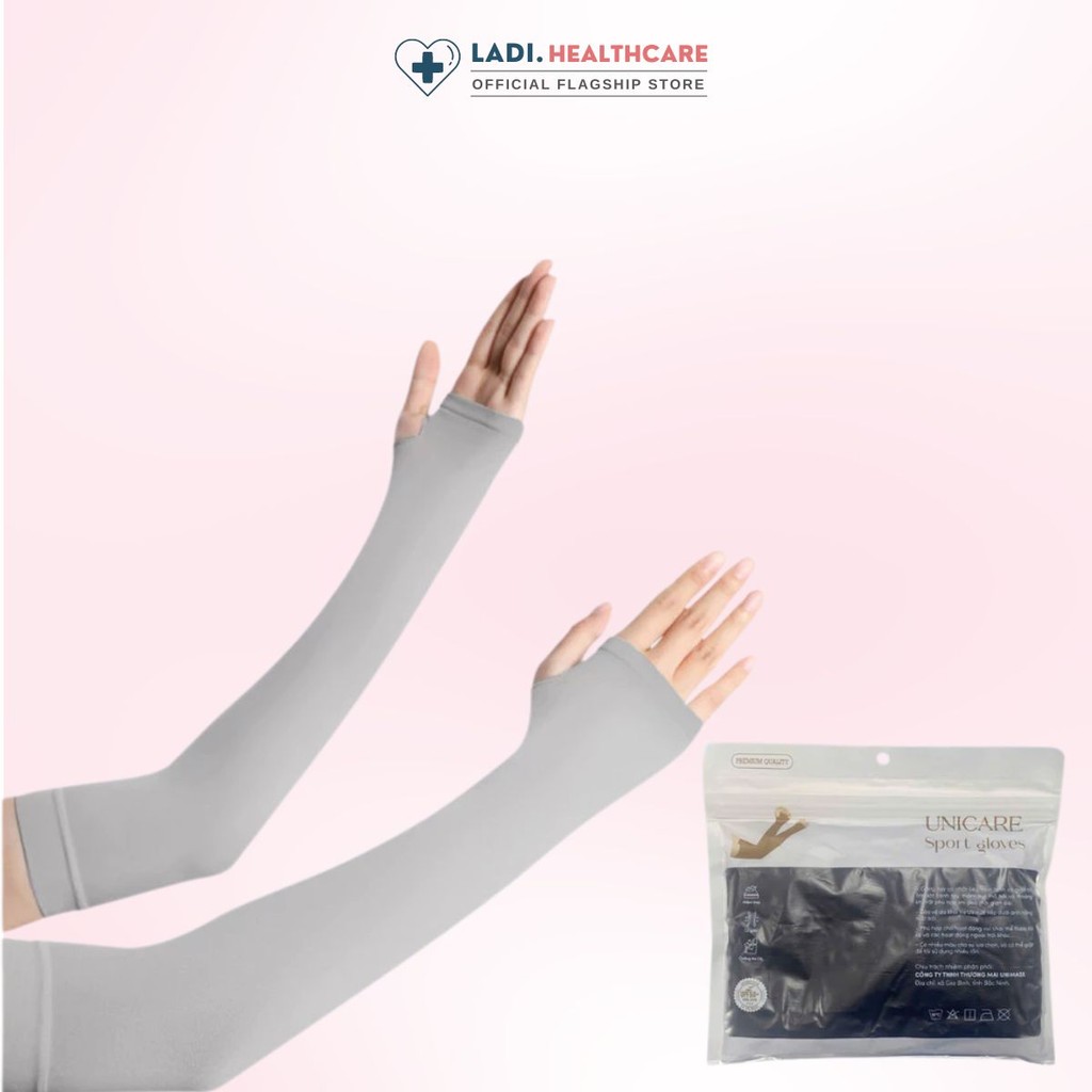 Găng tay Unisex chống nắng UNICARE – UPF50+, thoáng mát, co giãn, thích hợp mọi hoạt động