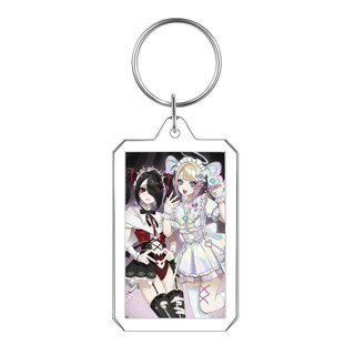 Photo Album NEEDY GIRL OVERDOSE Rain Game Figure Keychain Bag Decorate Backpack Acrylic Cosplay Props Pendant Cartoon A