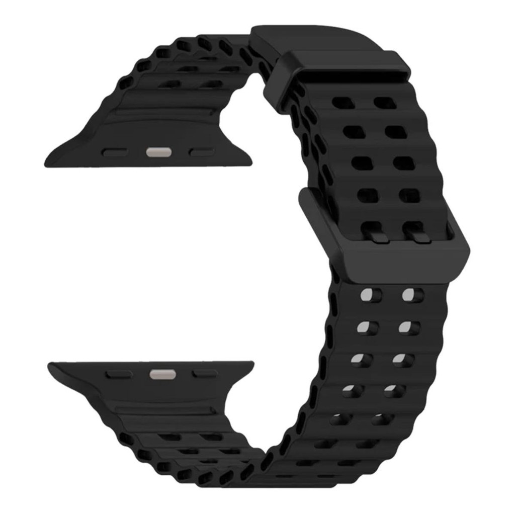 Dây đeo thở bằng silicon cho Apple Watch Series 11 / 10 46mm Ultra 3 / 2 / 1 49mm 9 8 7 6 5 4 SE 3 44mm 45mm 42mm