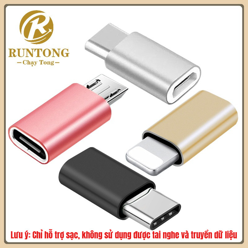 【Đầu chuyển sạc đa năng】Chuyển đổi Android  / Type-C｜Nhỏ gọn – Tiện dụng｜Tương thích nhiều thiết bị