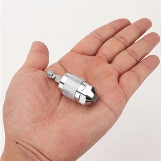 Bộ chuyển đổi Chuck khoan ORDOBOX, Chuck thay đổi nhanh tự tăng cường 1 / 4 Inch, Tay cầm lục giác 1,5-6,5mm Chuôi lục giác 3 chân Chuck Gia công kim loại