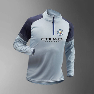 2425 New Barcelona Manchester City Real Madrid Training Wear Football Long Sleeve Quick-Drying Breathable Half Zipper Exercise Workout Clothes Men Yg6p