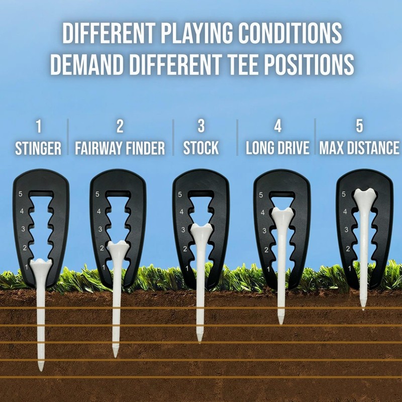 Công cụ có thể điều chỉnh độ cao Tee Golf cho phù hợp