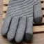PNPIA- Găng tay màn hình cảm ứng mùa đông dành cho nữ Găng tay dệt kim co giãn ấm áp Full Finger Guantes