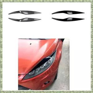 Đèn Pha Phía Trước Nắp Đèn Lông Mày Viền Cho Fiesta MK6 2008-2012 Sợi Carbon