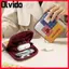 Túi đựng đồ trang sức du lịch OLVIDO, Túi đựng đồ trang sức nhiều lớp di động, Túi đựng đồ trang sức bằng da PU chống thấm nước phong cách Dopamine