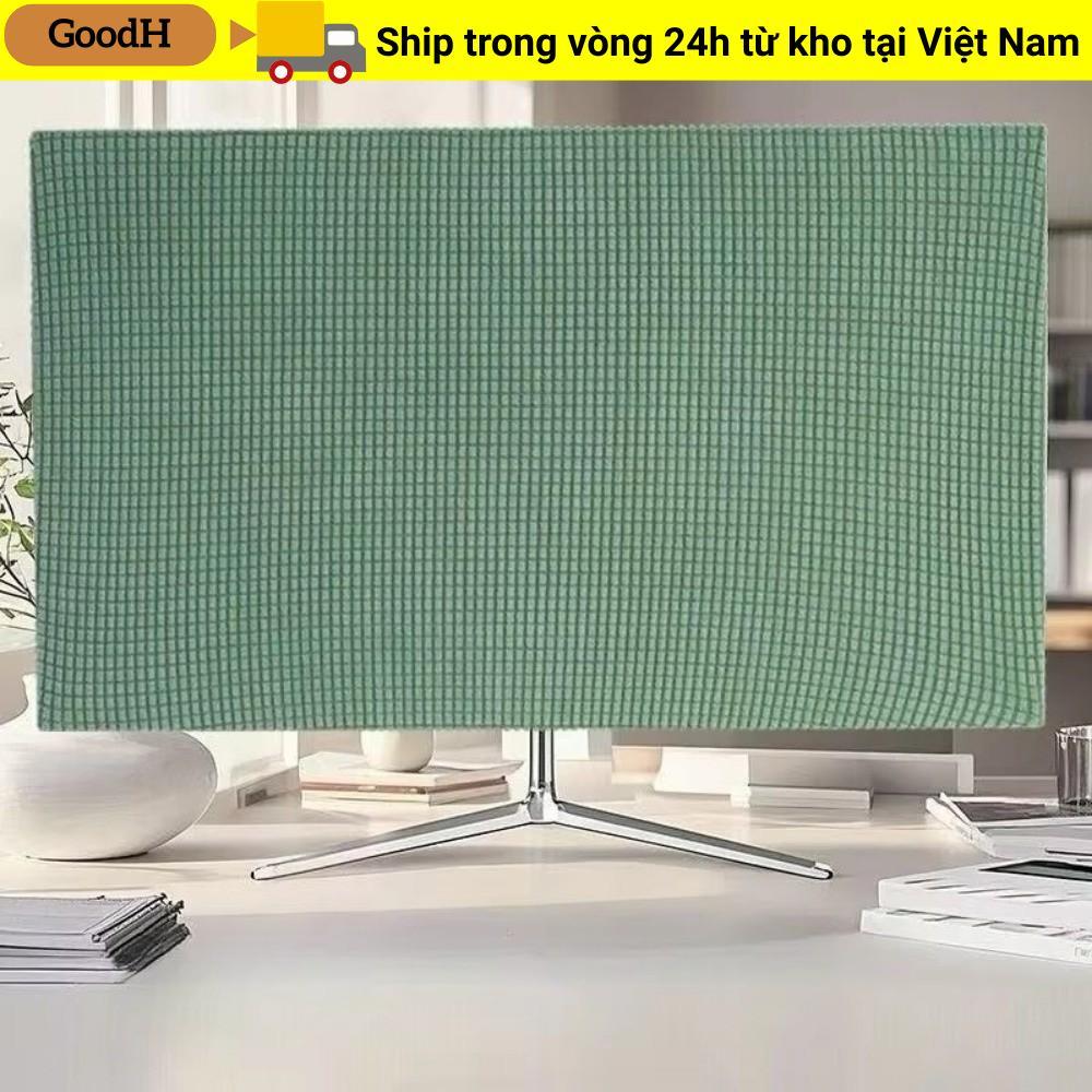 Vỏ chống bụi GOODH, Vỏ máy tính che phủ toàn diện bằng vải, Màn hình bảo vệ màn hình có độ đàn hồi cao dày phổ thông 27-30 inch