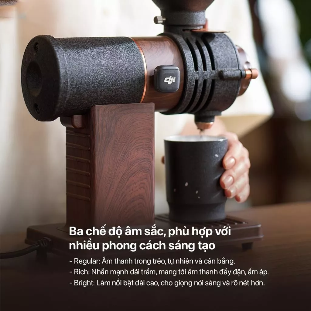 DJI Thiết Bị Quay Vlog DJI Mic 3 Thu Âm Gọn Nhẹ Khử Ồn Thông Minh, Camera Hành Động (DJI Mic 3)
