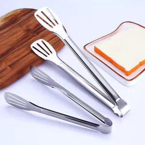 Thép không gỉ Ba Dây Bánh Mì Lưỡi Thực Phẩm Thịt Viên Bít Tết Lưỡi Thịt Nướng Lưỡi Dụng Cụ Nướng Bánh Nhà Bếp