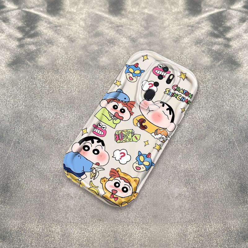 Ốp Silicon Hoạt Hình Cho OPPO A9 2020 A5 2020 Vỏ Điện Thoại Mềm Cầm Tay 3D TPU Kitty Crayon Shin-chan Ốp Lưng Chống Sốc Học Sinh