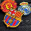 Velcro Đội Bóng Đá Câu Lạc Bộ Logo Ký Barcelona Băng Tay Real Madrid Miếng Dán Ngực Manchester United Velcro Huy Hiệu Nam Nữ