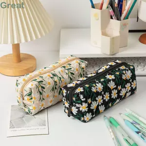 Túi ly hợp nữ TUYỆT VỜI, Túi đựng khăn ăn vệ sinh thêu hoa cúc, INS Mini Móc khóa hoa tai nghe Ví đựng tiền xu cho nữ Cô gái