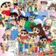 A4 Crayon Shin-Chan Poster Truyện Tranh Nhật Bản Dễ Thương Dán Tường Phòng Ngủ Nền Trang Trí Tường Poster Dán Tường 6.15
