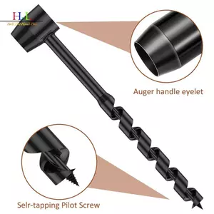 HL Tay Gỗ Đấm Hướng Dẫn Sử Dụng Auger Khoan Bush-Craft Thép Carbon Di Động Sinh Tồn Bit Ngoài Trời Mở Rộng Mũi Khoan LMWU