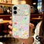 Ốp Lưng Cho IPhone 13 17 16 11 15 12 14 Pro Max 16 15 Plus 17Air Ốp lưng mờ siêu mỏng họa tiết ngôi sao nhiều màu