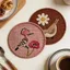 Đề xuất Phong Cách Trung Quốc Placemats Giá Trị Cao Có Thể Giặt Được Chịu Nhiệt Độ Cao Đĩa Ăn Thảm Tròn Cốc Cà Phê Nước Đế Lót Ly Chống-