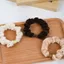 Retro Tất Cả Trận Đấu Scrunchy Dây Buộc Tóc Nữ Mùa Thu Đông Phong Cách Hàn Quốc 1LTN