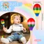 CANAMEK 24 Chiếc 7.9 Inch Maracas Tay Gõ Lục Lạc Gỗ Hòa Nhạc Maracas Rumba Shakers Lục Lạc Tay Gõ Gỗ Mexico Maracas CSF
