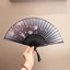 Bạn Gái Bộ Quạt Cổ Quạt Gấp Mới Phong Cách Trung Hoa Có Thể Gập Lại Kích Thước Thanh Lịch Quạt Nhỏ Phong Cách Trung Hoa Nữ Hanfu Quạt