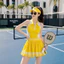 Set Váy Liền Thể Thao Nữ Cao Cấp Phong Cách Trẻ Trung Hiện Đại Cho Pickleball Tennis Golf