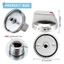 5 Chiếc Bếp Gas Bằng Thép Không Gỉ Núm DG64-00473A Cho NX58H5600 Linh Kiện Thay Thế