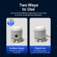 Đèn ngủ LED Giáng sinh CAST, Đèn chiếu xoay chạy bằng USB hình bông tuyết, Đèn khí quyển có thể điều chỉnh độ sáng dưới nước di động để trang trí Giáng sinh