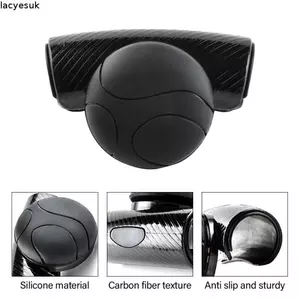 Núm quay vô lăng LACYESUK, Xoay 360 độ Bộ trợ giúp xoay mượt mà Bộ trợ giúp phụ trợ, Thiết kế tiết kiệm nhân công Tay cầm bóng vô lăng điều khiển một tay