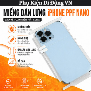 Miếng dán PPF iPhone miếng dán bảo vệ màn hình hydrogel phù hợp cho iPhone 17 16 15 14 13 12 Pro Max