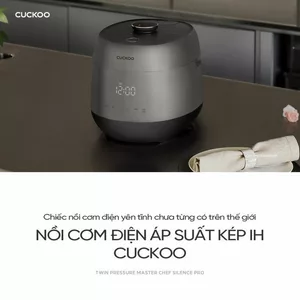 Nồi Cơm Điện Tử Áp Suất Kép Cao Tần Cuckoo CRP-PHTR0610FSM 1.08L - Bảo hành chính hãng 12 tháng