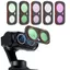 Bộ lọc ống kính từ tính YICA, Bộ lọc ống kính kính kính quang học MCUV / CPL, HD ND8 / 16 / 32 / 64 1 / 4 Sương đen Bảo vệ ống kính ban đêm tự nhiên cho phụ kiện máy ảnh Insta360 Luna Ultra Gimbal