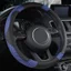 X XF621 Denier Lưới Thoáng Khí Xe Bốn Mùa Vô Lăng Thân Thiện Với Môi Trường Thể Thao Grip Cover Trắng Bên Trong Vòng N5CB