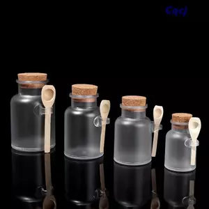 CQCJ 100-500g Frosted Seal Jar Hộp đựng di động có thể đổ lại