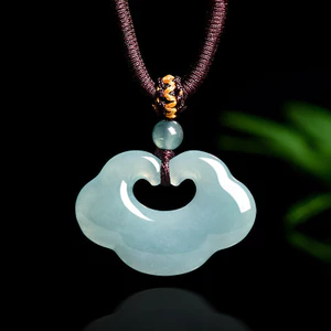 Mặt dây chuyền khóa đám mây tốt lành theo phong cách đơn giản hàng ngày