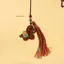 # HB # Móc khóa ngựa linh vật bằng gỗ Phim hoạt hình Pony Dây đeo điện thoại Mặt dây chuyền Bapa Treo trang trí Quà tặng tiệc năm mới.