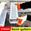 Máng xối thoát nước EDIWANY, rãnh thoát nước thành phẩm hình chữ U hạng nặng, Vỏ thép không gỉ ngoài trời bằng nhựa một hàng Grate thoát nước tuyến tính Sân nhà bếp ban công