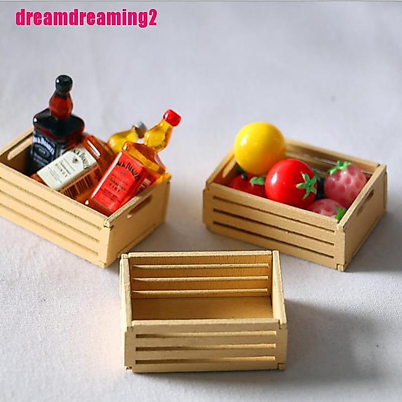 Khay Gỗ Mô Hình Tỉ Lệ 1 / 12 Tiện Dụng