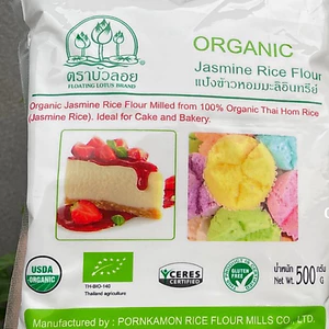 Bột gạo nếp/gạo tẻ Jasmine hữu cơ (Xay Ướt) Thái Lan - gói 500g