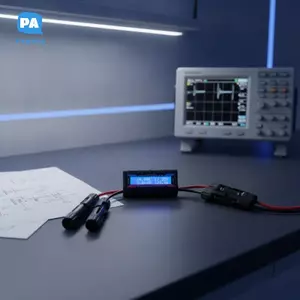 Máy phân tích năng lượng mặt trời kỹ thuật số 150A 200A Màn hình LCD Vôn kế đa chức năng để kiểm tra dung lượng pin năng lượng mặt trời VN