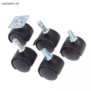 4 Bánh Xe Ghế 30mm Nội Thất Bánh Xe Xoay Bánh Xe Phanh Thay Thế [VN]
