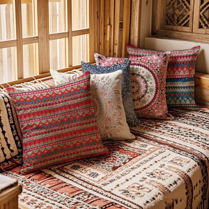 Phong Cách Dân Tộc Retro Gối Bohemian Dân Gian Bộ Sưu Tập Đệm Khách Sạn Nhà Hàng B & B Gối Phòng Khách Sofa Tựa Lưng26062402