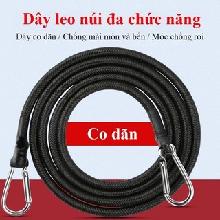 Dây thun ràng hàng Dây thun ràng hàng co dãn đàn hồi cao cấp buộc hành lý tăng chỉnh chiều dài 1m 2m 3m 4m