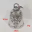 PYCOU Xe Máy Người Bảo Vệ Chuông, Đi Xe An Toàn Yêu Bạn Mặt Dây Chuyền Ác Bẫy Chuông, Vintage Vinking Phong Cách Nhỏ Nhẹ Biker Chúc May Mắn Quyến Rũ