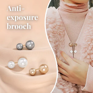 Cổ Áo Chống Phơi Sáng Phiên Bản Hàn Quốc Mới Sáng Tạo Chống Phơi Sáng Thổ Cẩm Bán Chạy Pin Bộ Ngọc Trai Thời Trang Một Từ Pin