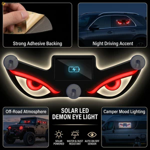 Cửa sổ ô tô Đèn LED mắt quỷ năng lượng mặt trời